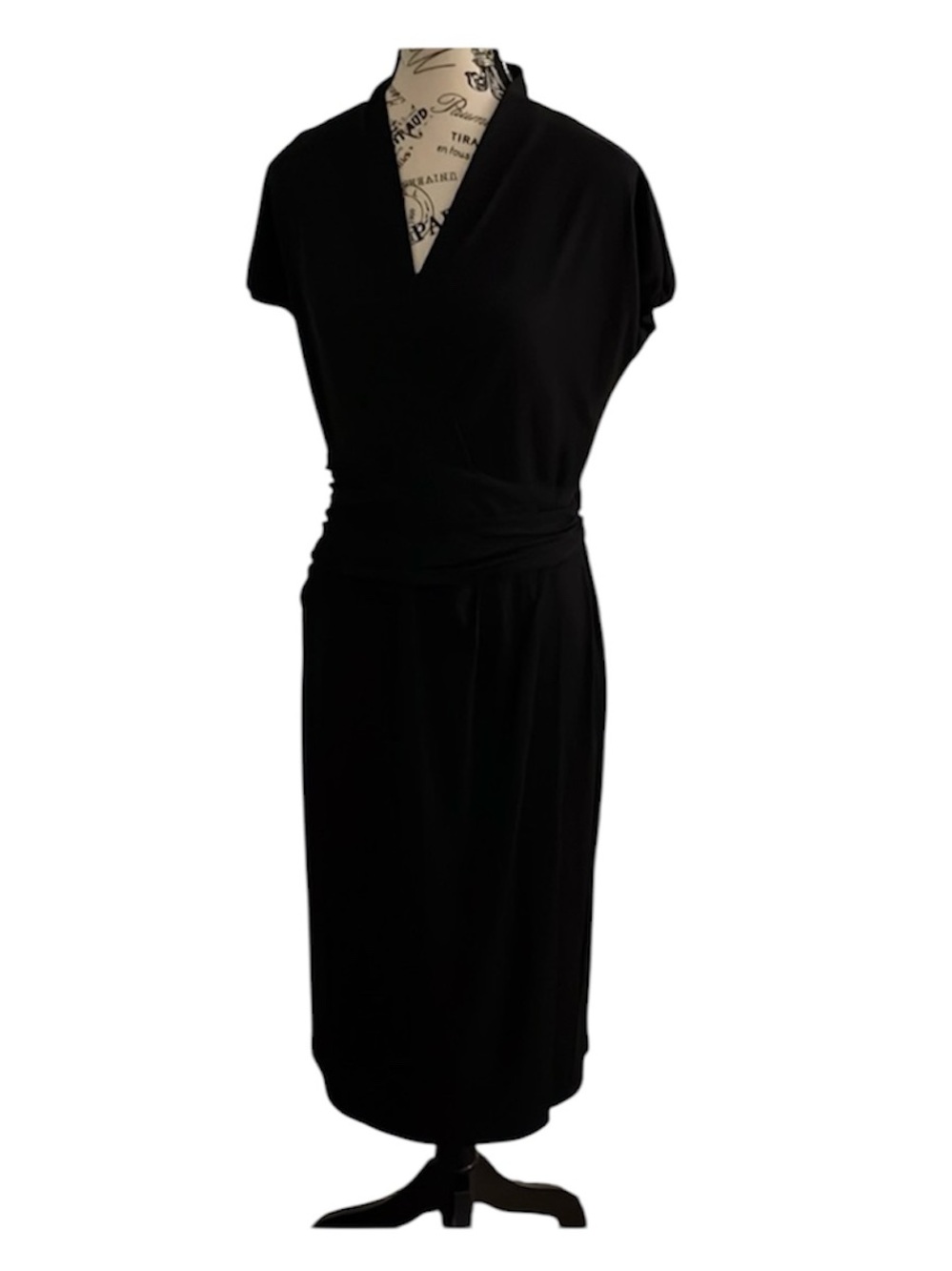 Suzy Chin for Maggy Boutique Black Midi Dress